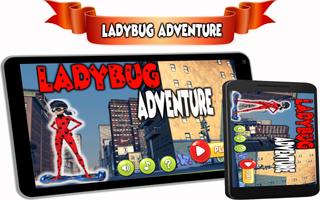 ladybug chica y las aventuras Cartaz