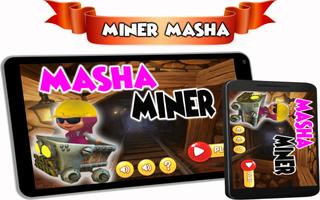 mine masha adventure run پوسٹر