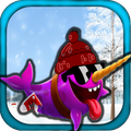سكي وهال  skiing game