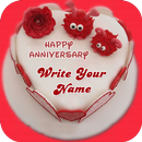 Name On Anniversary Cake APK