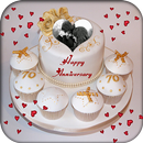 Name Photo On Anniversary Cake APK