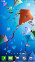 1 Schermata Flying Kite Live Wallpaper