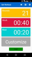 Interval Timer الملصق