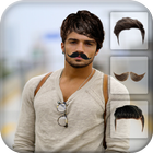 Man Hair Mustache Style Pro ไอคอน