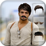 Man Hair Mustache Style Pro আইকন