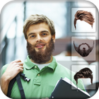 Men Hair Beard Photo Changer 图标