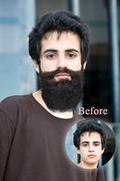 Men Hair Beard Photo Changer Poster