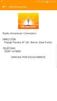 Radio Amanecer Comodoro capture d'écran 3