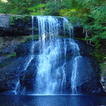 Nature Blue Waterfall LWP