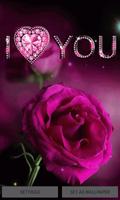Diamond Heart Rose LWP Poster