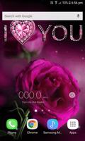 Diamond Heart Rose LWP captura de pantalla 2