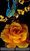 Golden Rose Live Wallpaper โปสเตอร์