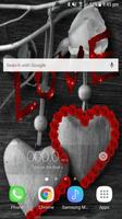 Red Flowers Love LWP 스크린샷 1