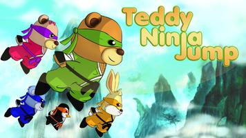 Teddy Ninja Jump plakat