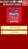 LA Pizza Bolton Poster
