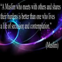 Prophet Muhammad (pubh) Quotes poster