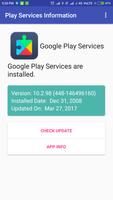 Play Services Information Affiche