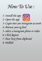 Repost-In Pro : Repost for Instagram Ekran Görüntüsü 1