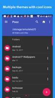 Android P File Manager with icon packs Plakat