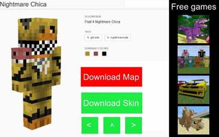 Map & Skin FNAF for Minecraft स्क्रीनशॉट 3