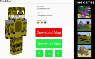 Map & Skin FNAF for Minecraft स्क्रीनशॉट 1