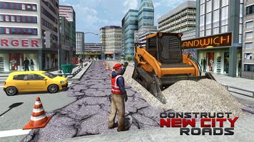 City Builder Road Construction plakat