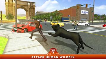 Wild Panther Simulator 3D capture d'écran 2