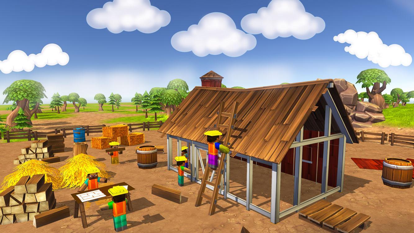 Blocky Plow Farming Farm Worker Simulator For Android Apk Download - barn simulator roblox