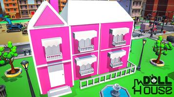 Doll House Design & Decorate: Girl House Builder Affiche