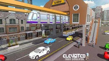 Sky Train Driver Simulator 3D imagem de tela 1