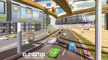 Sky Train Driver Simulator 3D imagem de tela 3