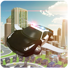 Flying Cop Car 3D icône