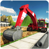 Schwere Simulator Bagger 2016 Zeichen