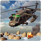 Hélicoptère 3D Guerre Gunship icône
