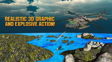 Hélicoptère 3D Guerre Gunship capture d'écran 1