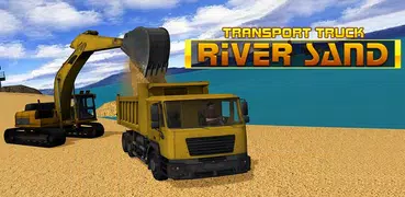 Fluss Sand Transporter LKW