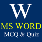 MS WORD MCQ ícone