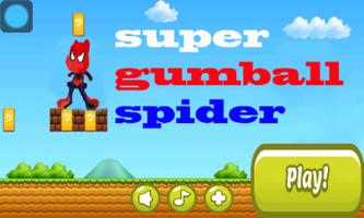 Super Gum Spider Ball Affiche