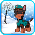 Puppy Paw Run Snow Patrol أيقونة