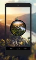 Depth Of Field Clock Live Wallpaper poster