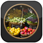 Fruit Clock Live Wallpaper icône