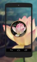 Lotus Flower Clock Live Wallpaper скриншот 2