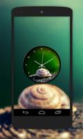 Shells Clock Live Wallpaper capture d'écran 2