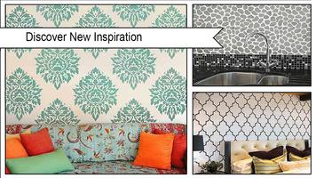 Beautiful DIY Large Wall Stencil اسکرین شاٹ 1