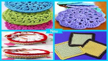 Easy Crochet Coaster Patterns Affiche
