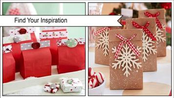 Easy DIY Christmas Gift Bags plakat