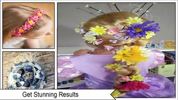 Pretty DIY Flower Crafts for Princess Hair capture d'écran 3