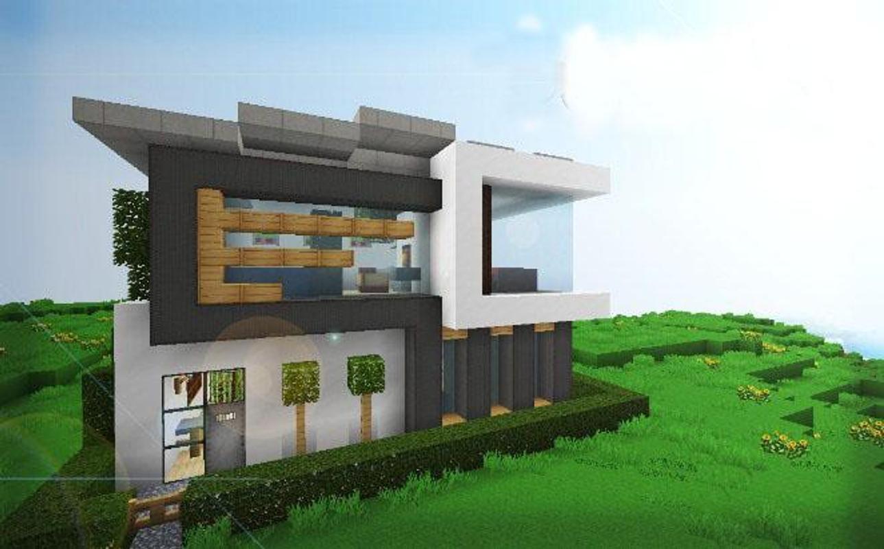 53 Foto Desain Rumah Modern Di Minecraft Terpopuler