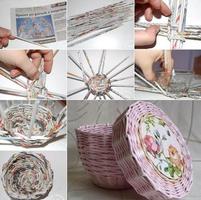 easy newspaper craft ideas Ekran Görüntüsü 3