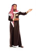 Costume de l'homme arabe Affiche